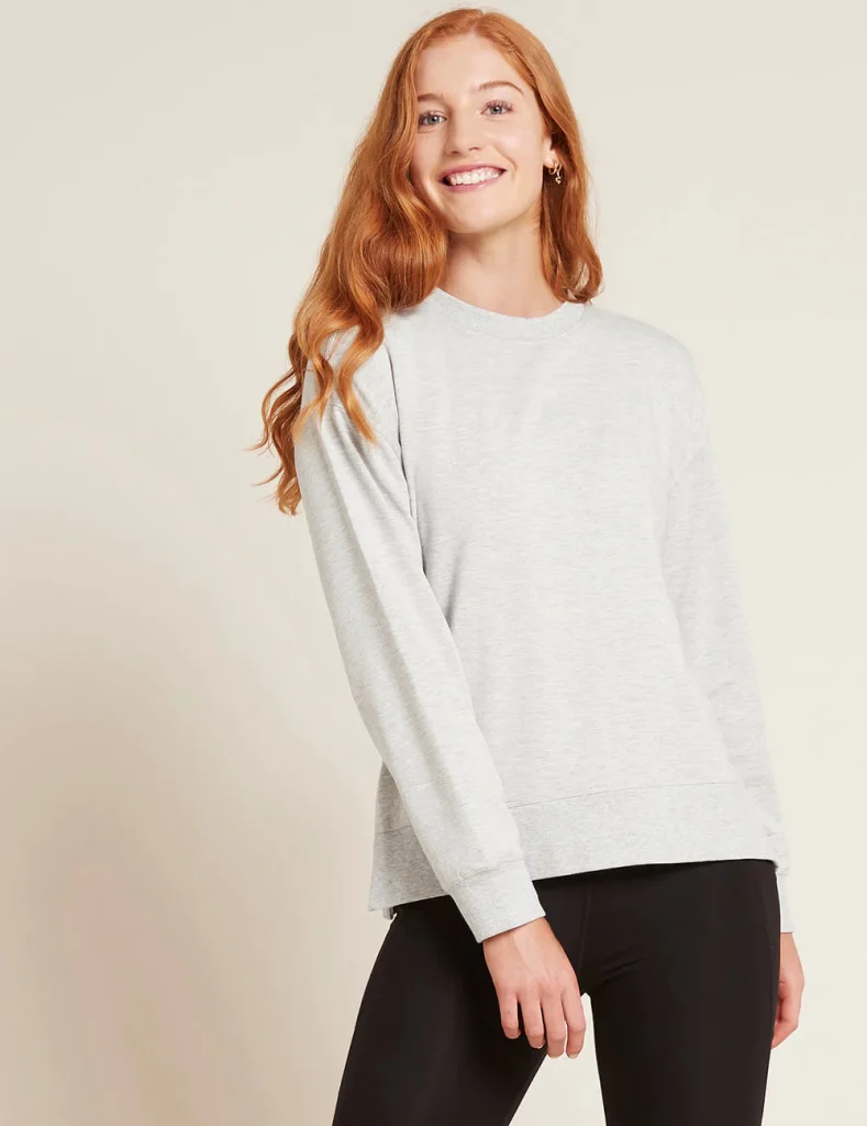 Women_s-Weekend-Crew-Pullover-Light-Grey-Marl-Front-1